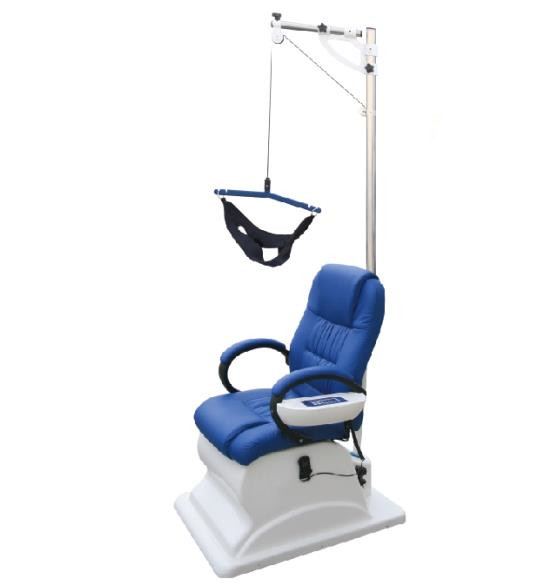 Hospital physical therapy cervical traction chair